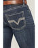 Image #4 - Rock & Roll Denim Men's Dark Wash Skinny Reflex Denim Jeans, Dark Wash, hi-res