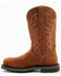 Image #3 - Shyanne Women's 11" Pull On Western Work Boots - Composite Toe, Brown, hi-res
