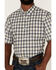 RANK 45 Men's Sponsor Plaid Print Short Sleeve Button Down Western Shirt - Big & Tall , Multi, hi-res