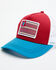 Image #1 - Cruel Girl Girls' Flag Patch Ball Cap, Red/white/blue, hi-res