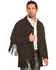 Image #2 - Liberty Wear Men's Suede Fringe Western Jacket , Black, hi-res