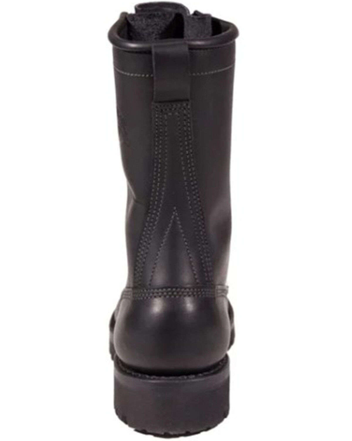 Image #3 - White's Boots Men's Smokechaser 10" Lace-Up Work Boots - Soft Toe, Black, hi-res