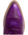 Image #6 - Ferrini Women's Pixie Western Booties - Pointed Toe , Purple, hi-res