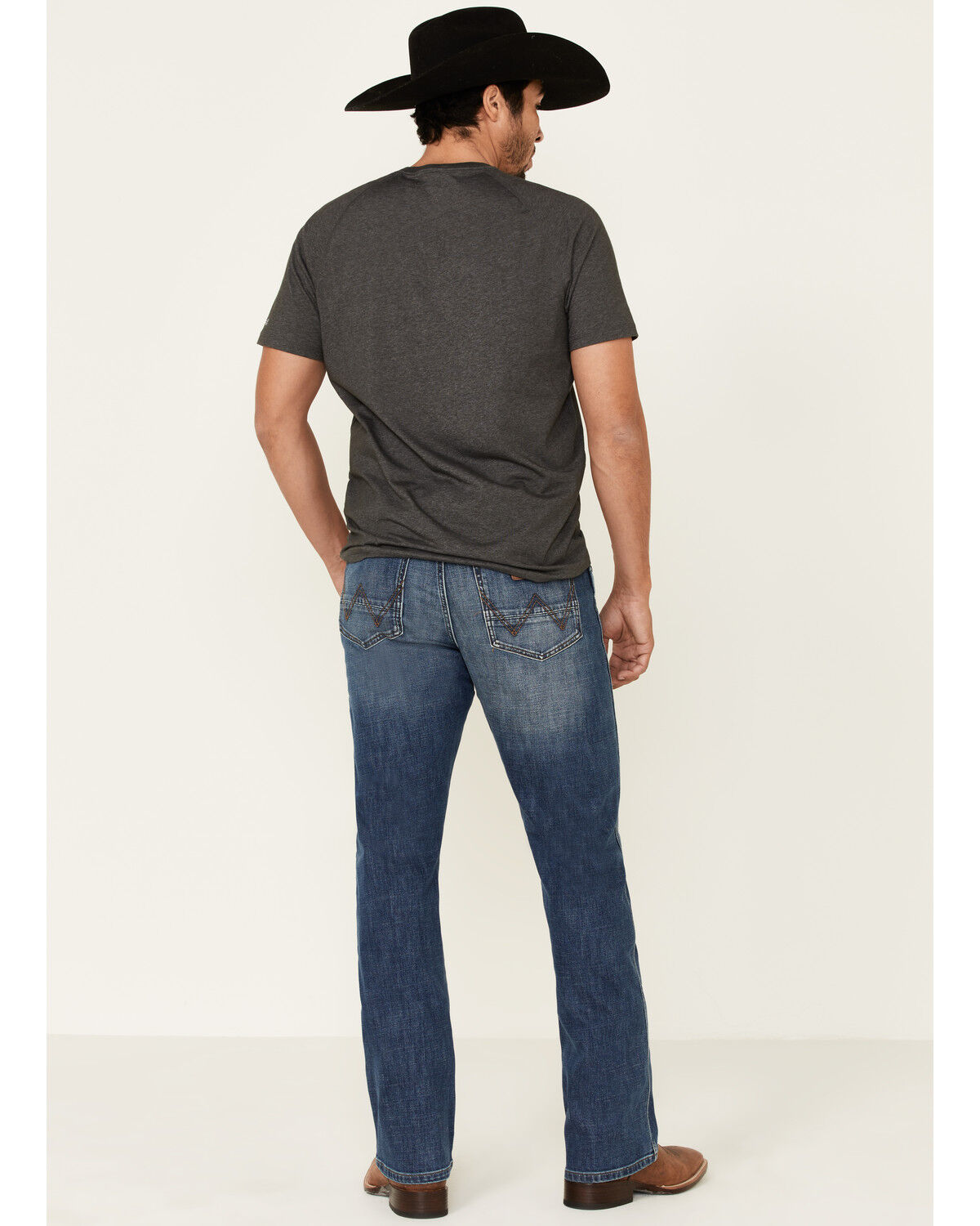 Image #3 - Wrangler Retro Men's Mustang Island Relaxed Bootcut Jeans , , hi-res