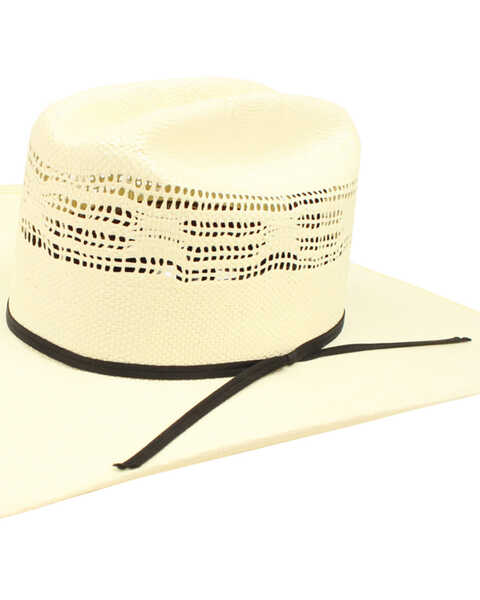 Ariat Men's Bangora Double S Straw Cowboy Hat , Natural, hi-res