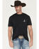 Image #2 - Hooey Men's Cheyenne Short Sleeve Pocket Graphic T-Shirt, Black, hi-res