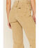 Lee Women's Corduroy High Rise Flare Jeans, Tan, hi-res