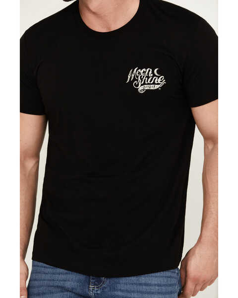 Image #4 - Moonshine Spirit Men's Sugar Skull Short Sleeve Graphic T-Shirt, Black, hi-res