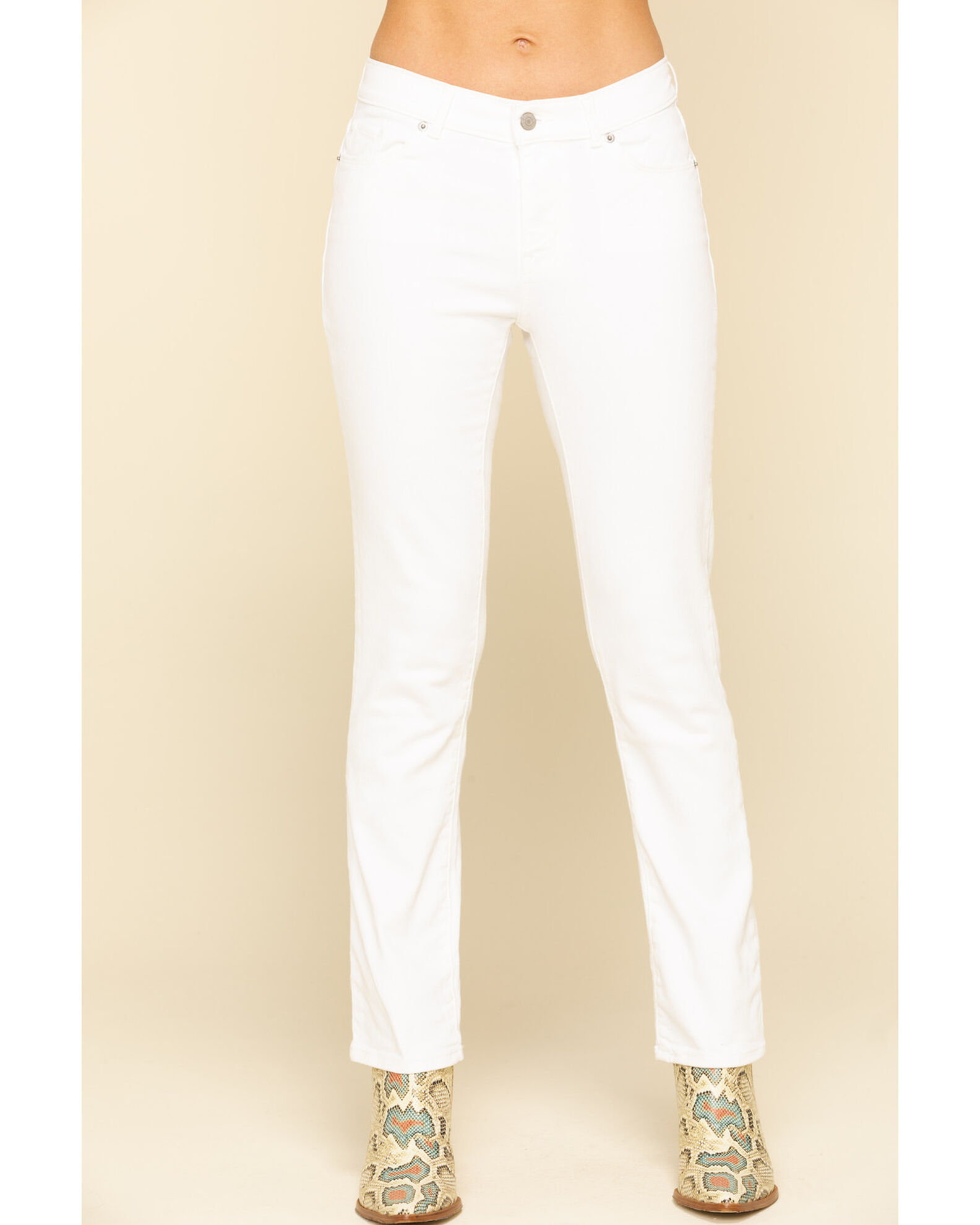 Image #2 - Levi’s Women's Classic Straight Fit Jeans, White, hi-res