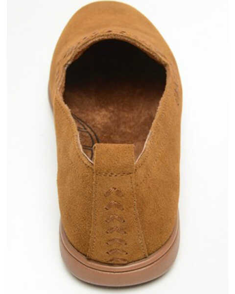 Image #5 - Minnetonka Women's Shay Suede Slip-On Shoes - Round Toe, Brown, hi-res