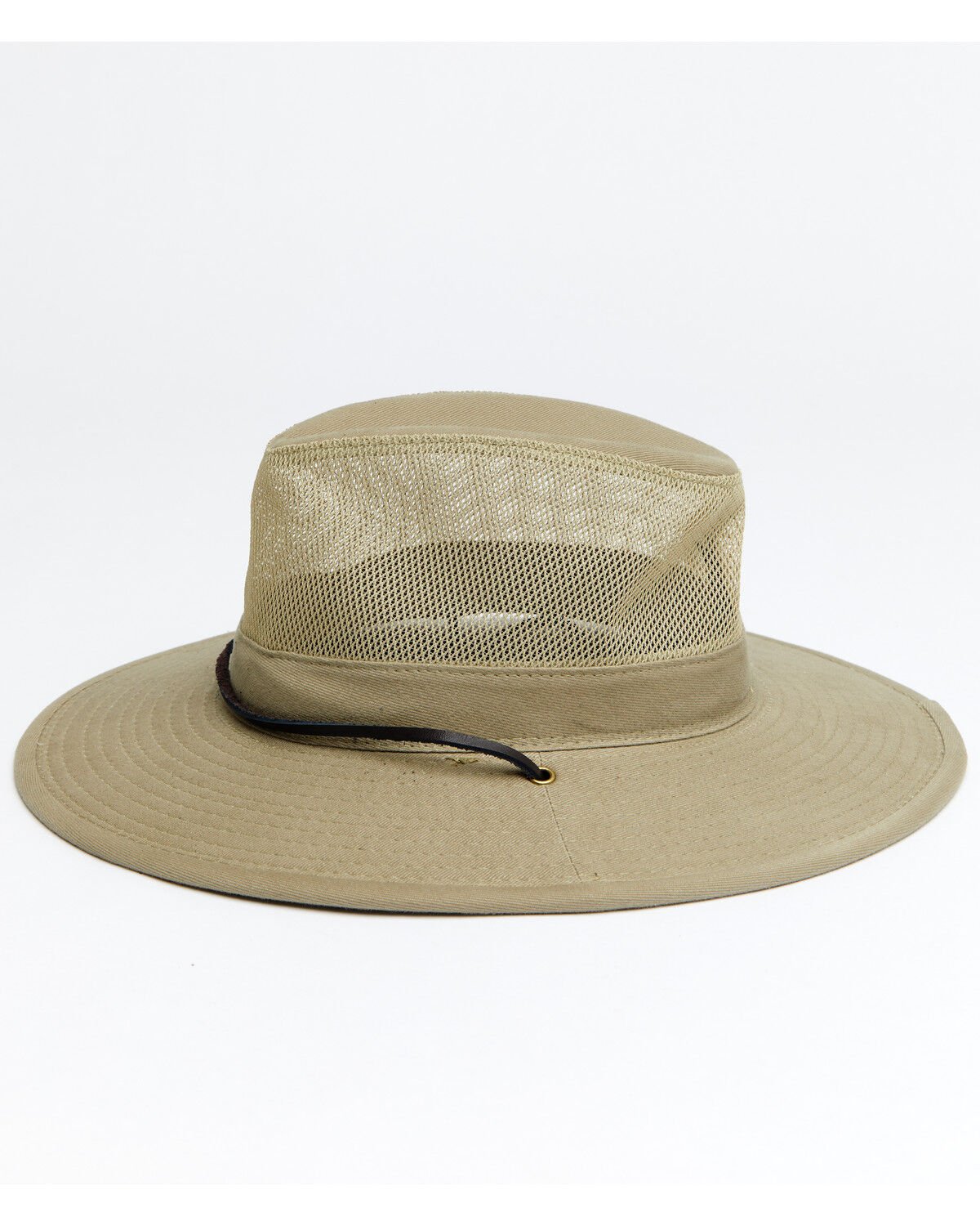Image #2 - Hawx Men's Sidewall Safari Mesh Sun Work Hat, Tan, hi-res