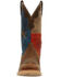 Durango Men's Rebel Pro Texas Flag Western Boots - Broad Square Toe, Tan, hi-res