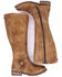 Image #3 - Bed Stu Women's Glaye Wide Calf Tall Fashion Boots - Round Toe, Tan, hi-res