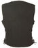 Image #2 - Milwaukee Leather Women's 6 Pocket Side Lace Denim Vest - 3X/4X, Black, hi-res