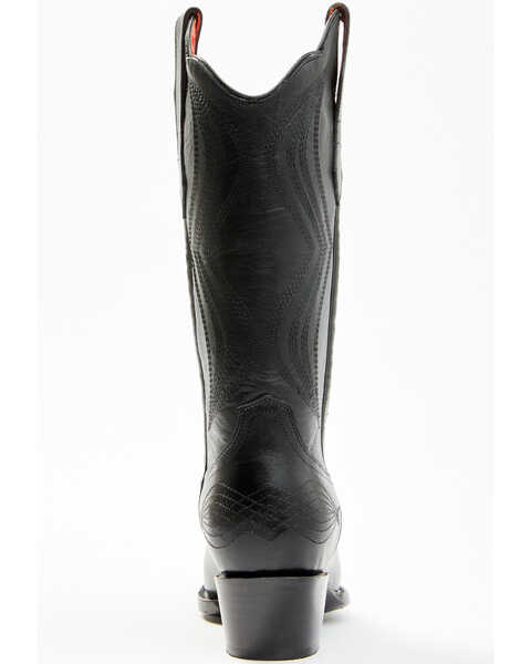 Planet Cowboy Women's Midnight Calf Western Boot - Snip Toe , Black, hi-res
