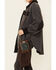 Shyanne Women's Cassidy Tooled Crossbody Bag, Chocolate/turquoise, hi-res