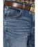 Image #2 - Wrangler Retro Men's 88MWZ Eastside Medium Wash Slim Straight Stretch Denim Jeans, Medium Wash, hi-res