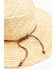 Nikki Beach Women's Pink Cobra Straw Hat, Taupe, hi-res