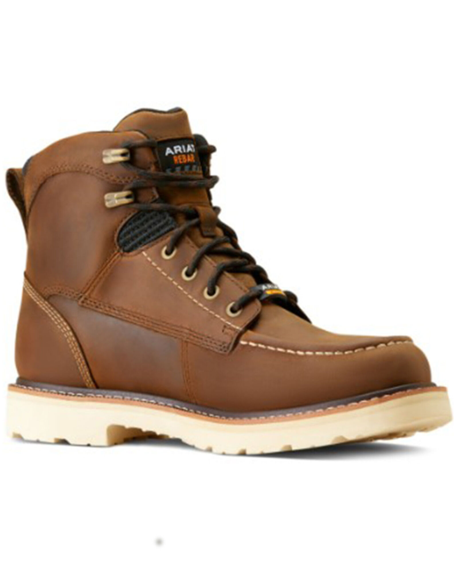 Ariat Men s Rebar Lift 6 Lace Up Waterproof Work Boots Moc Toe Sheplers