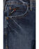 Image #2 - Ariat Men's FR M4 Medium Wash Relaxed Basic Bootcut Jeans - Big, Indigo, hi-res