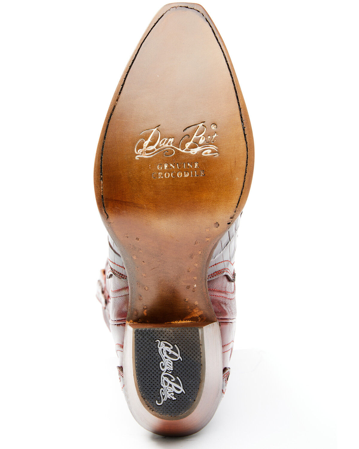 Image #7 - Dan Post Women's Exotic Crocodile Leather Western Boots - Snip Toe, , hi-res