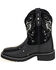 Justin Women's Mandra Western Boots - Square Toe, Black, hi-res