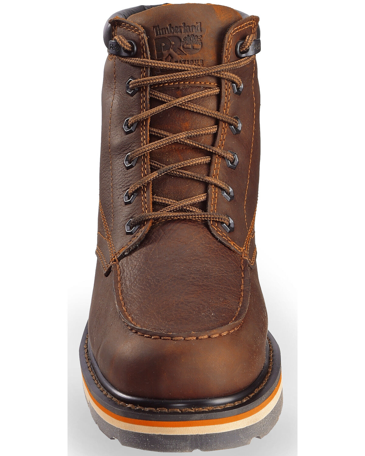 Image #4 - Timberland PRO Men's Gridworks 6" Waterproof Boots - Moc Toe, Brown, hi-res