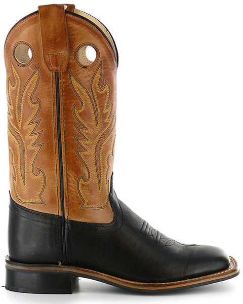 Image #2 - Cody James Boys' Canyon Western Boots - Square Toe, Black, hi-res