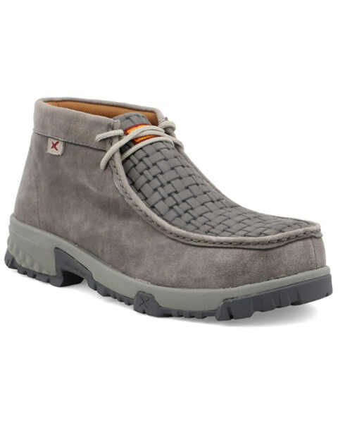 Image #1 - Twisted X Men's Chukka Lace-Up Driving Work Boot - Nano Composite Toe, Grey, hi-res