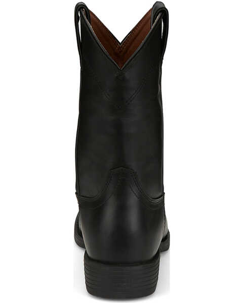 Image #5 - Justin Men's Kiligore Roper Boots - Round Toe , Black, hi-res