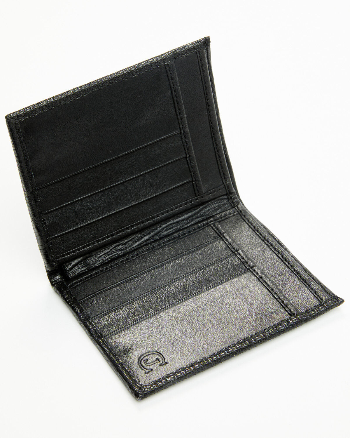 Image #2 - Cody James Black 1978® Men's Vance Exotic Lizard Bifold Wallet, Black, hi-res