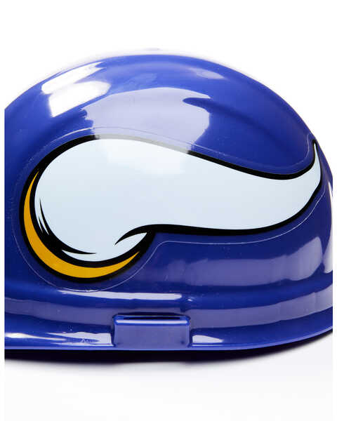 Image #2 - Airgas Safety Products Men's Wincraft Minnesota Vikings Logo Hardhat , Purple, hi-res
