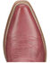 Image #6 - Justin Women's Josephine Western Boots - Snip Toe, Fuchsia, hi-res
