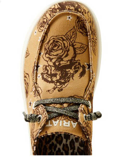Image #4 - Ariat X Rodeo Quincy Women's Hilo Casual Shoes - Moc Toe, Beige, hi-res