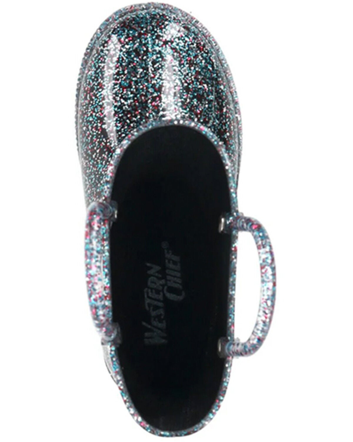 Image #5 - Western Chief Girls' Glitter Rain Boots - Round Toe, Multi, hi-res