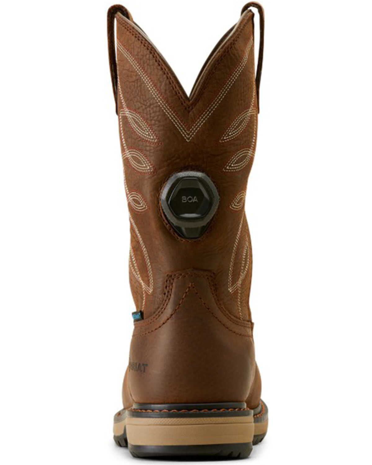 Image #3 - Ariat Women's 10" Riveter Pull-On BOA CSA Waterproof Boots - Composite Toe, Brown, hi-res