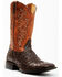 Cody James Men's Sienna Genuine Ostrich Exotic Western Boots - Broad Square Toe , Brown, hi-res