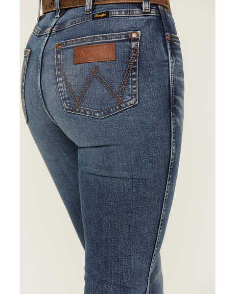 Image #4 - Wrangler Retro Women's Abigail Medium Wash High Rise Slim Stretch Bootcut Jeans , Medium Wash, hi-res