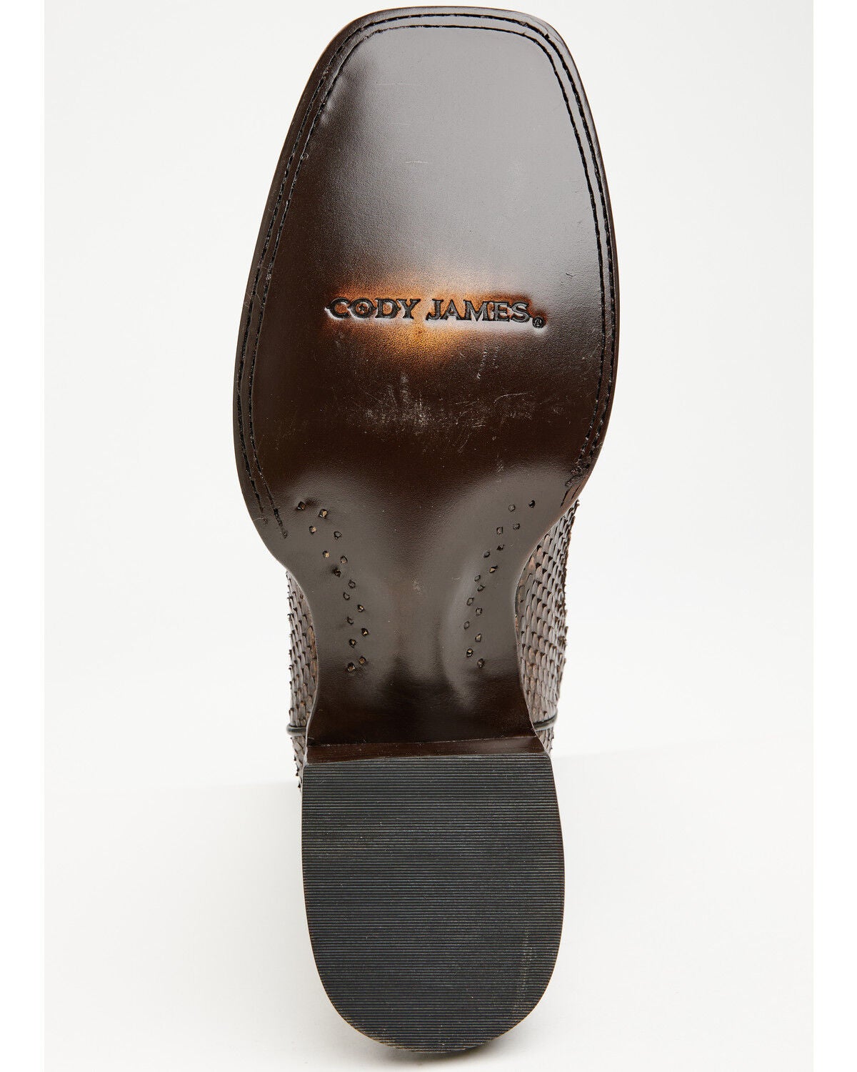 Image #7 - Cody James Men's Slyde Exotic Python Western Boots - Broad Square Toe, Brown, hi-res