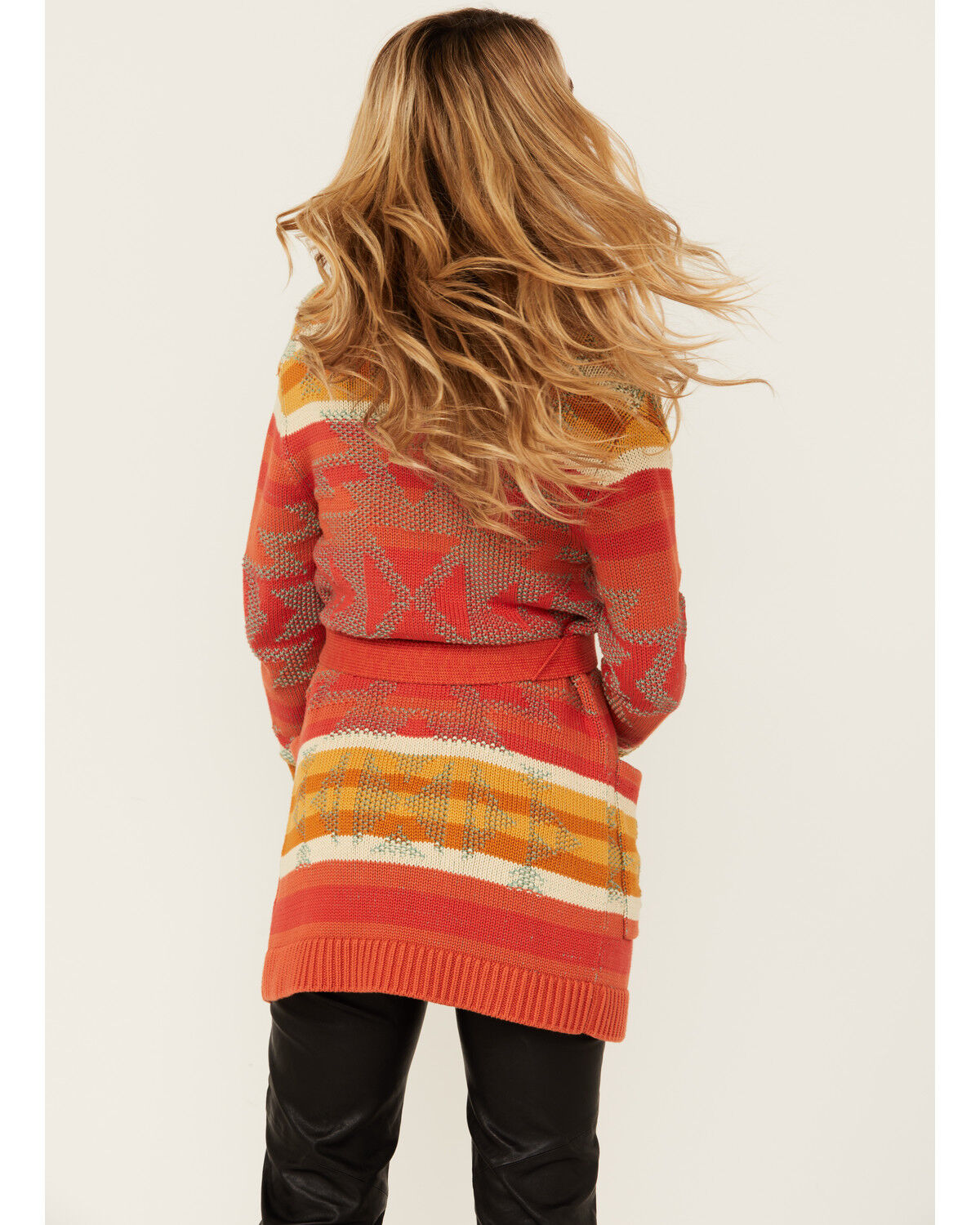 Image #4 - Pendleton Women's Printed Cardigan, Brown, hi-res