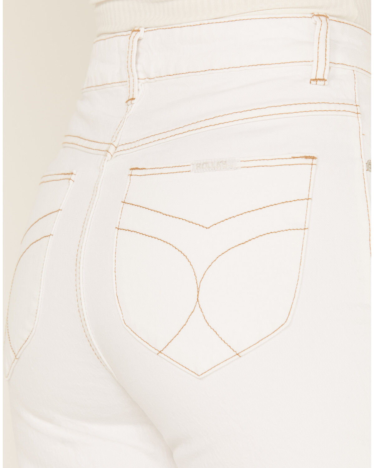 Image #4 - Rolla's Women's High Rise East Coast Ankle Flare Jeans, White, hi-res