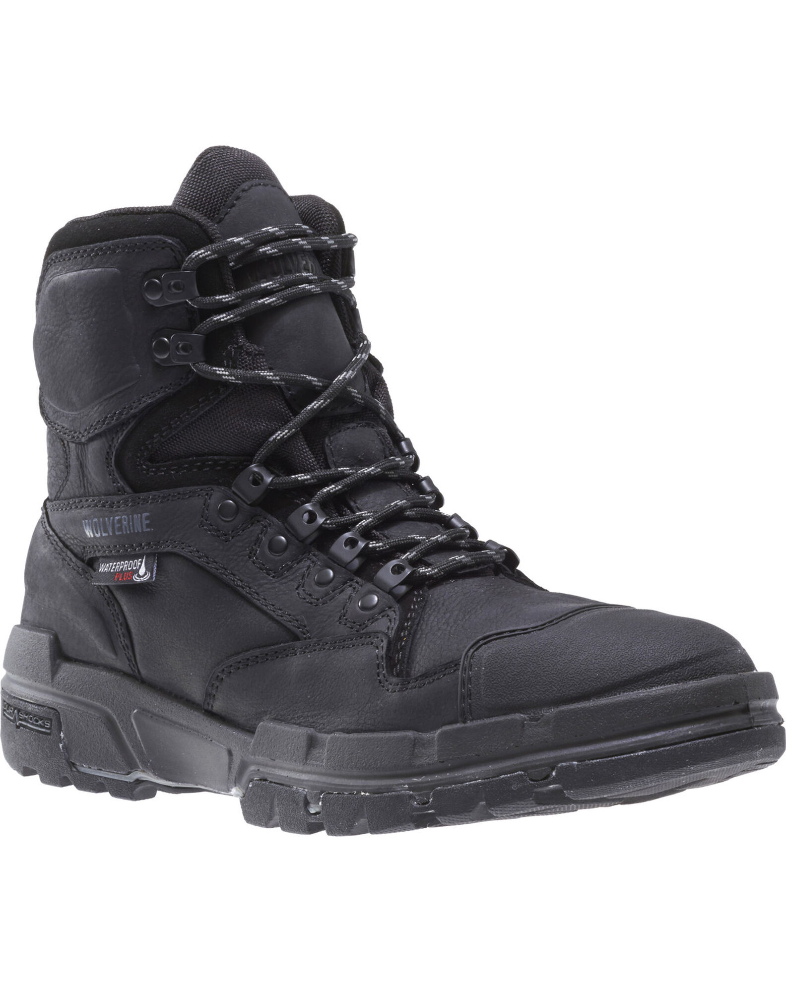 Wolverine boots steel toe black outlet