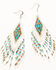 Image #2 - Idyllwind Women's Blanco River Beaded Earrings , White, hi-res