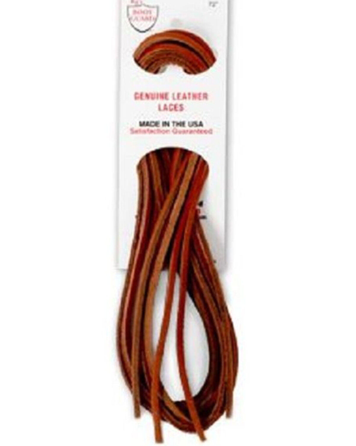 Image #1 - Kg's Boot Guard Leather Laces, Brown, hi-res