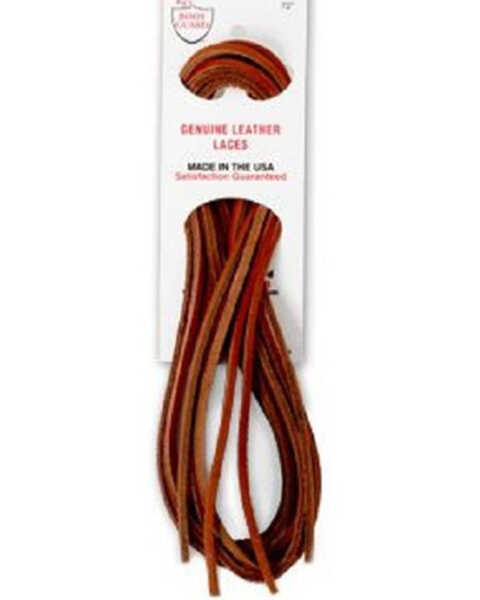 Kg's Boot Guard Leather Laces, Brown, hi-res