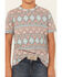 Rock & Roll Denim Boys' Southwestern Print Short Sleeve T-Shirt , Multi, hi-res