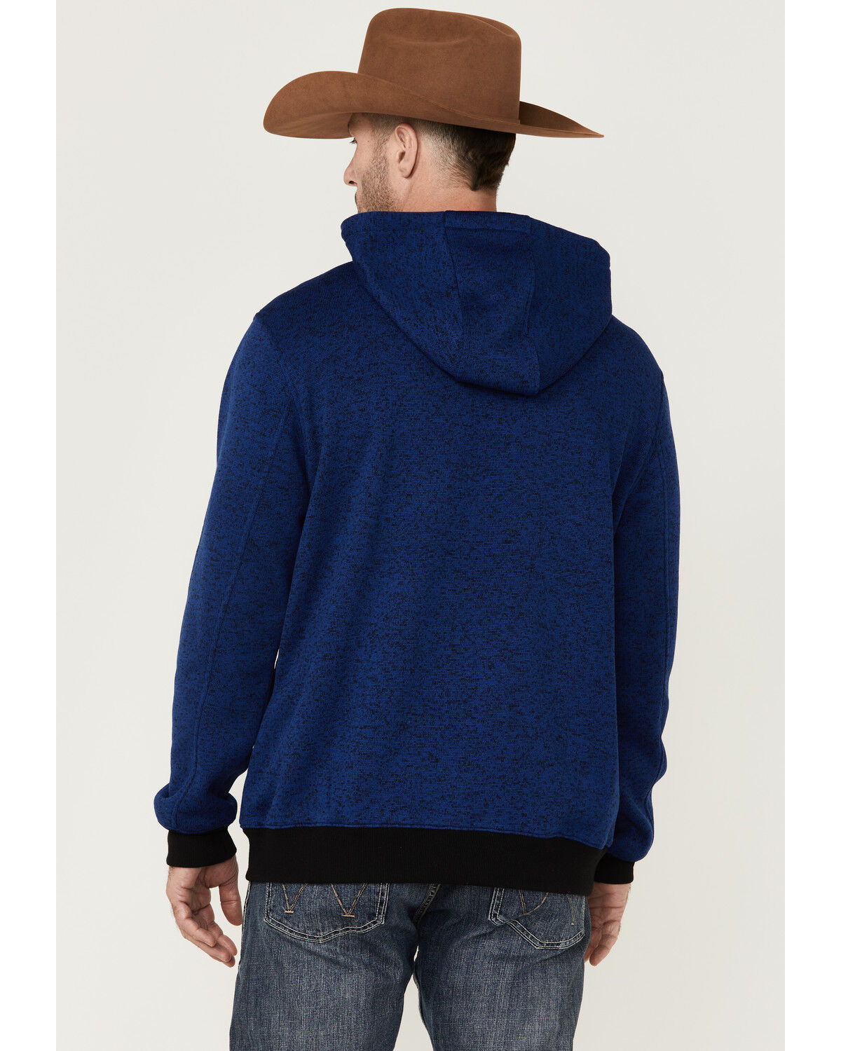 Image #5 - RANK 45® Men's Ranhan Logo Hooded Sweatshirt, Blue, hi-res