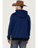 Image #5 - RANK 45® Men's Ranhan Logo Hooded Sweatshirt, Blue, hi-res