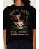 Image #2 - Country Deep Women's Rocking Graphic Tee, Black, hi-res