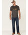 Image #2 - Moonshine Spirit Men's Charcoal Guitar Case Graphic Short Sleeve T-Shirt, , hi-res